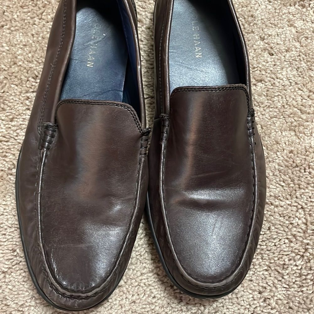 Cole Haan Shepard Venetian C26069 Brown Slip On Loafers Men's 10.5